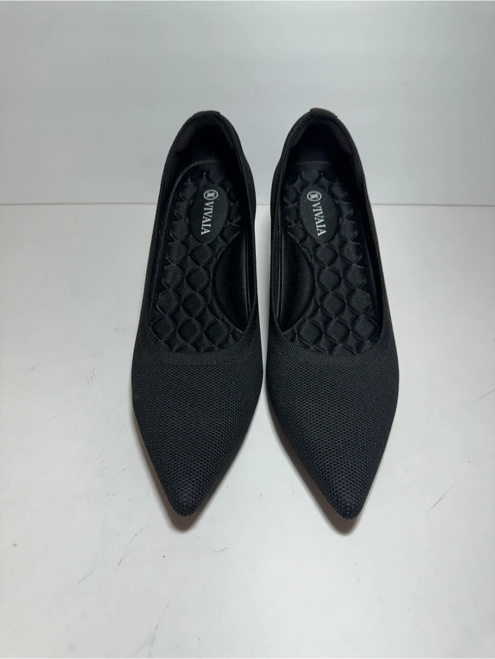 VIVAIA Pointed-Toe Wedge (Aria Wedge Pro) Black Shoes Size EU/39.5 US/8.5